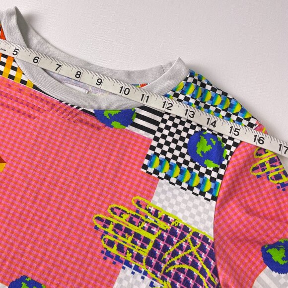 *Opening Ceremony Tee Shirt Multi Color Geometric World Hand Graphic Adult S - Picture 7 of 10